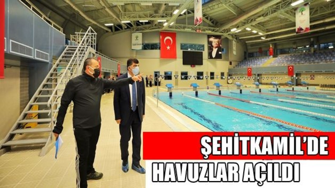 Şehitkamil’deki havuzlarda eğitim faaliyetleri başladı