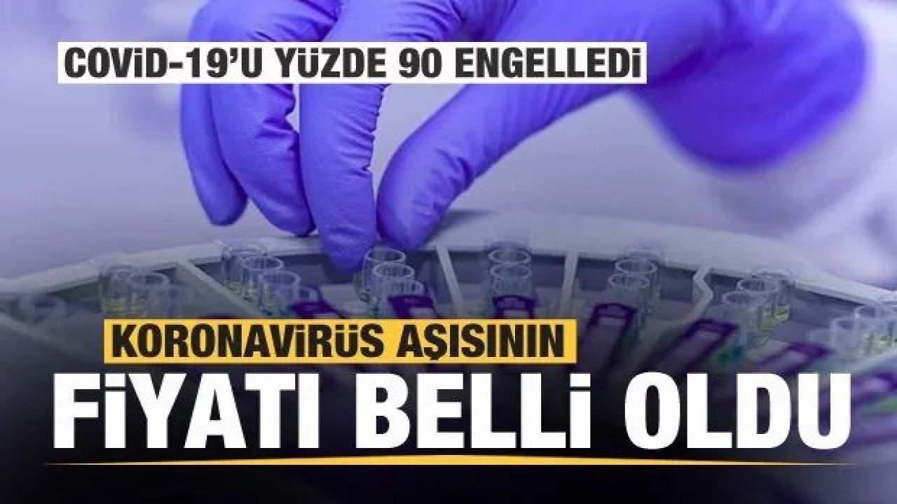 Son dakika…Corona Virüse Çare Olan Aşı... Dünyanın beklediği soru yanıt buldu! İşte koronavirüs aşısının fiyatı