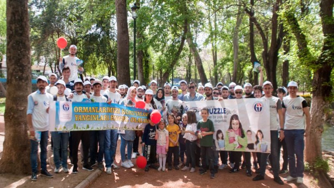 GAÜN'LÜ ÖĞRENCİLERDEN ORMANLARIMIZI KORUYALIM ETKİNLİĞİ