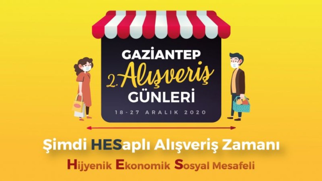 Gaziantep'te alış veriş günleri devam ediyor