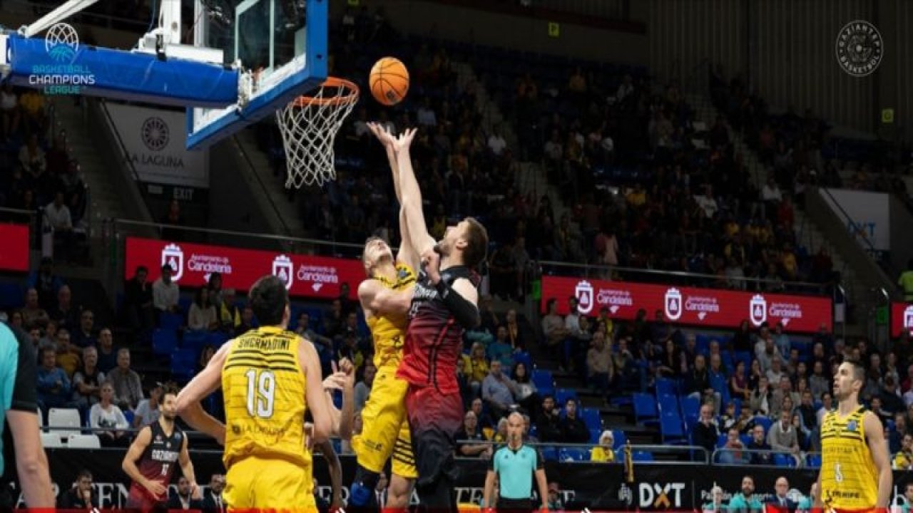 GAZİANTEP BASKETBOL TENERİFE'YE YENİLDİ 69-67