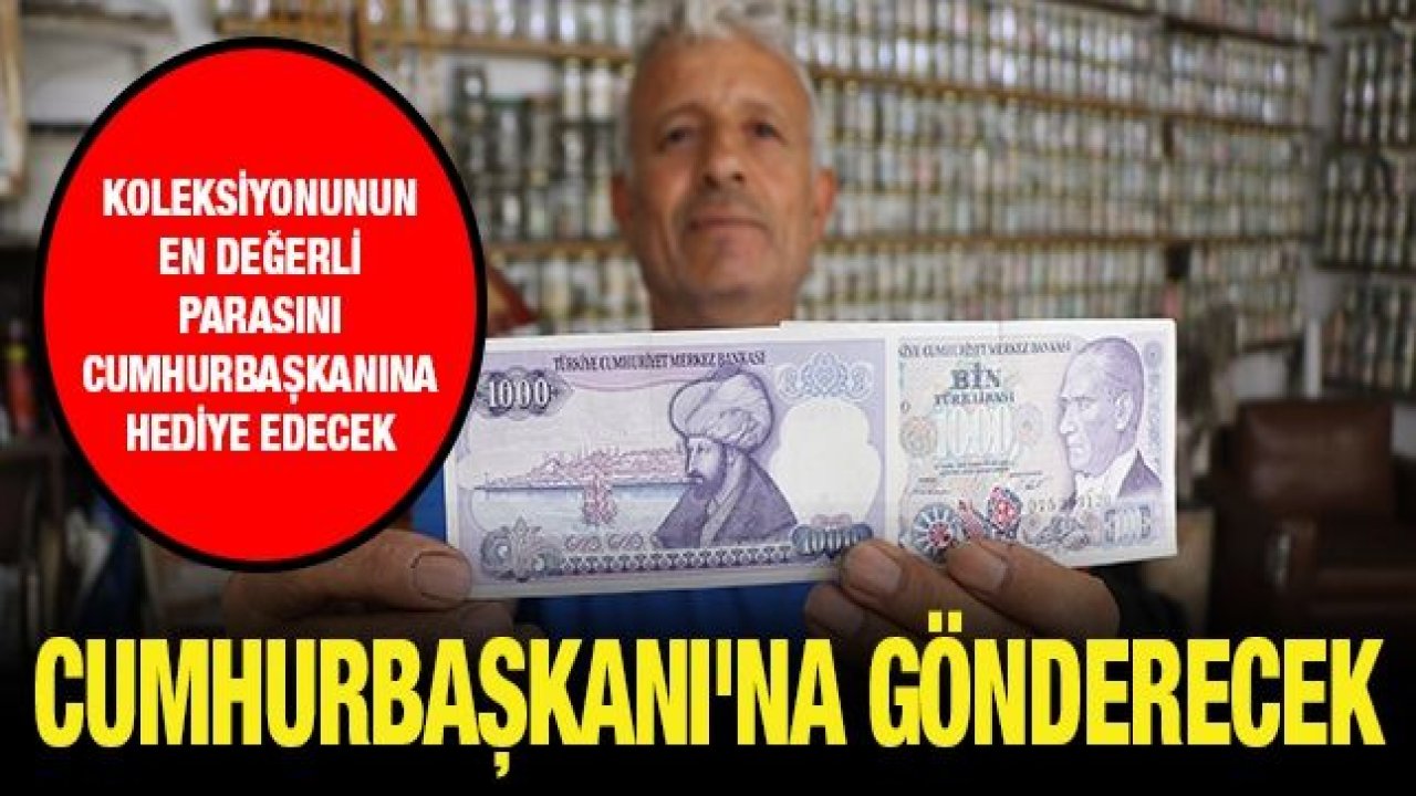 Ayasofya silüetli parayı Cumhurbaşkanı'na gönderecek