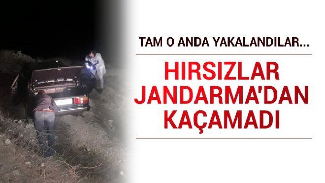 Gaziantep'te Çaldıkları Aracı Parçalarken Yakalandılar...