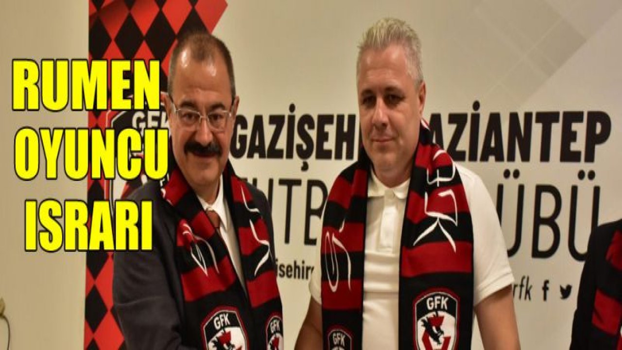 Marius Sumudica'nın Morais ve Alibec ısrarı