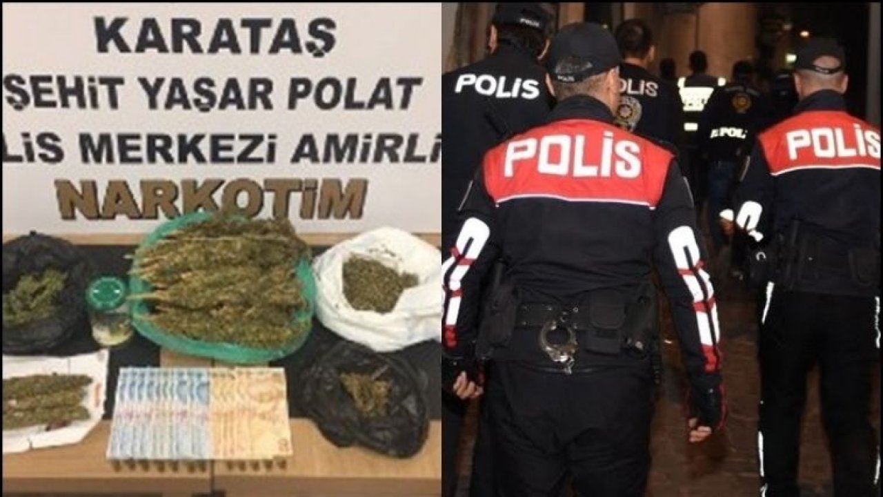 Gaziantep'te şüpheli şahıslardan esrar çıktı