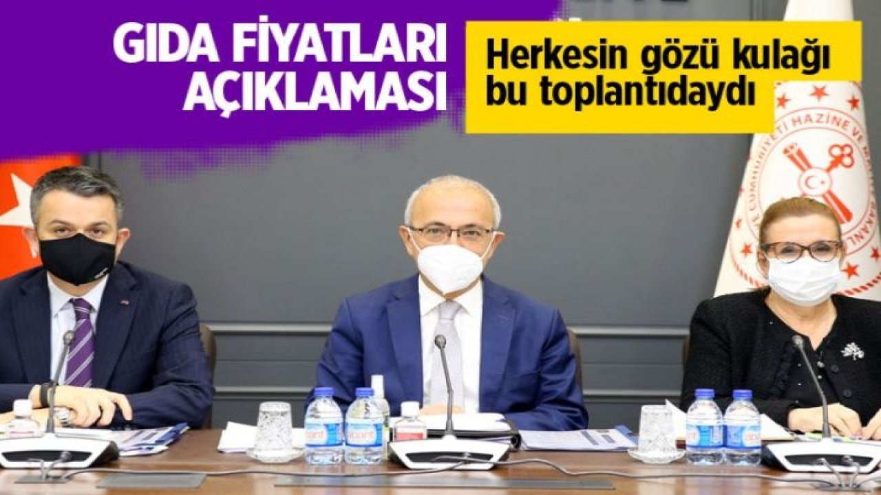 Hazine ve Maliye Bakanlığı'ndan gıda fiyatları açıklaması