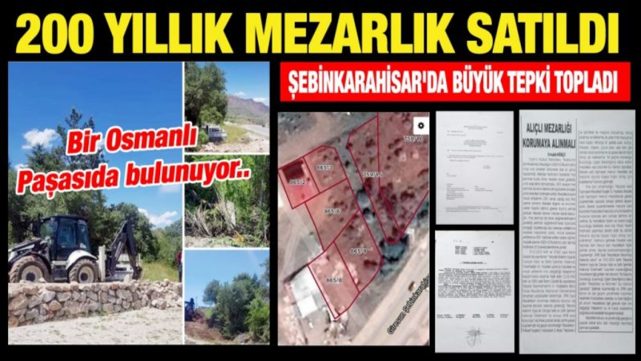 200 YILLIK MEZARLIK SATILDI