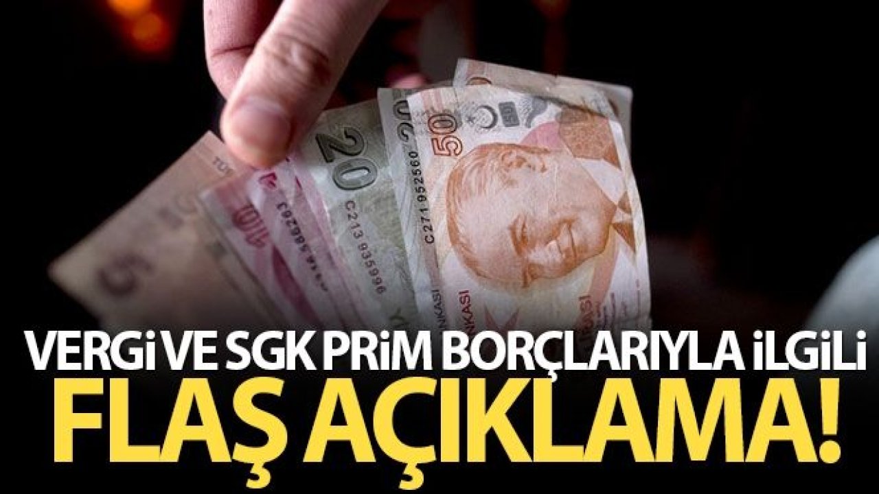 Vergi ve prim borçlarına yapılandırma geliyor