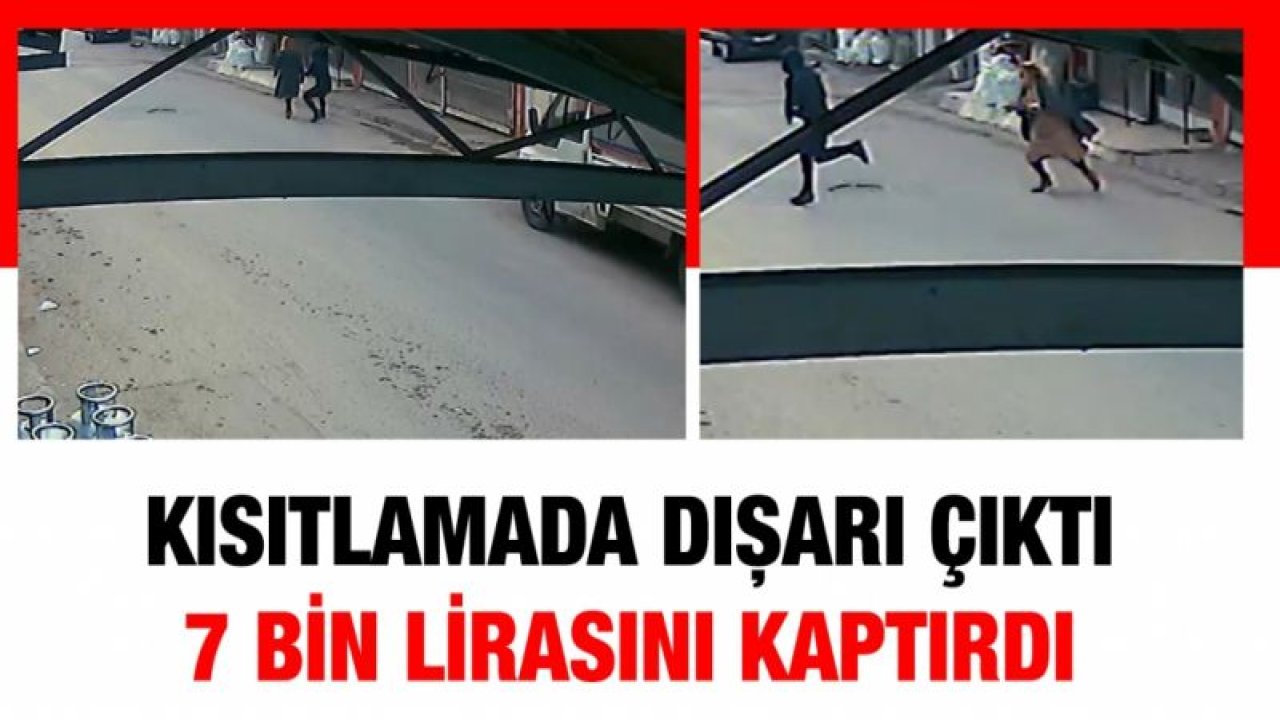 Kısıtlamada dışarı çıktı 7 bin lirasını kaptırdı