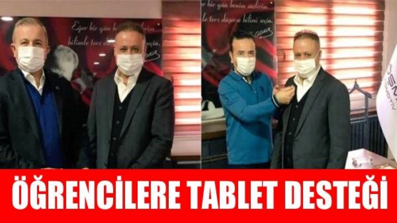 DÖŞMAN’dan öğrencilere tablet