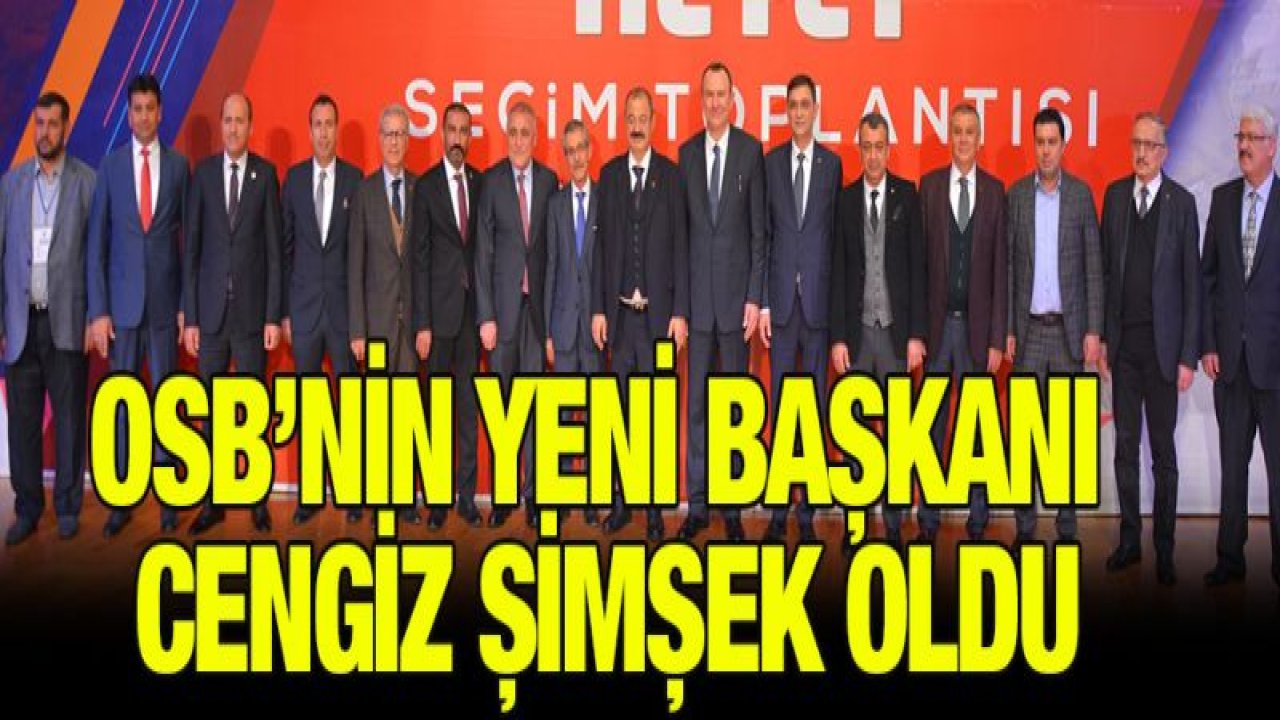 Gaziantep OSB'de yeni dönem