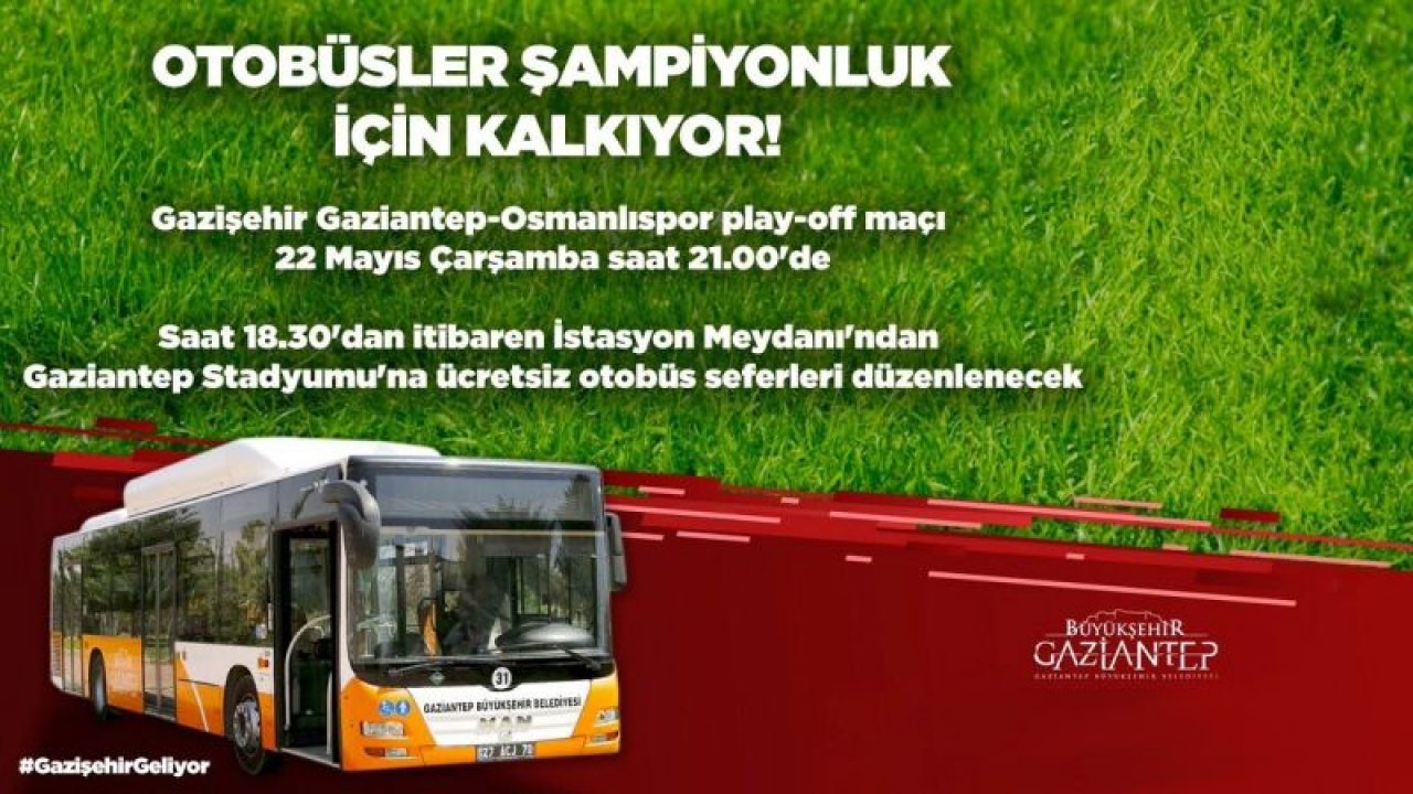 Büyükşehir'den Gazişehir'e ulaşım desteği