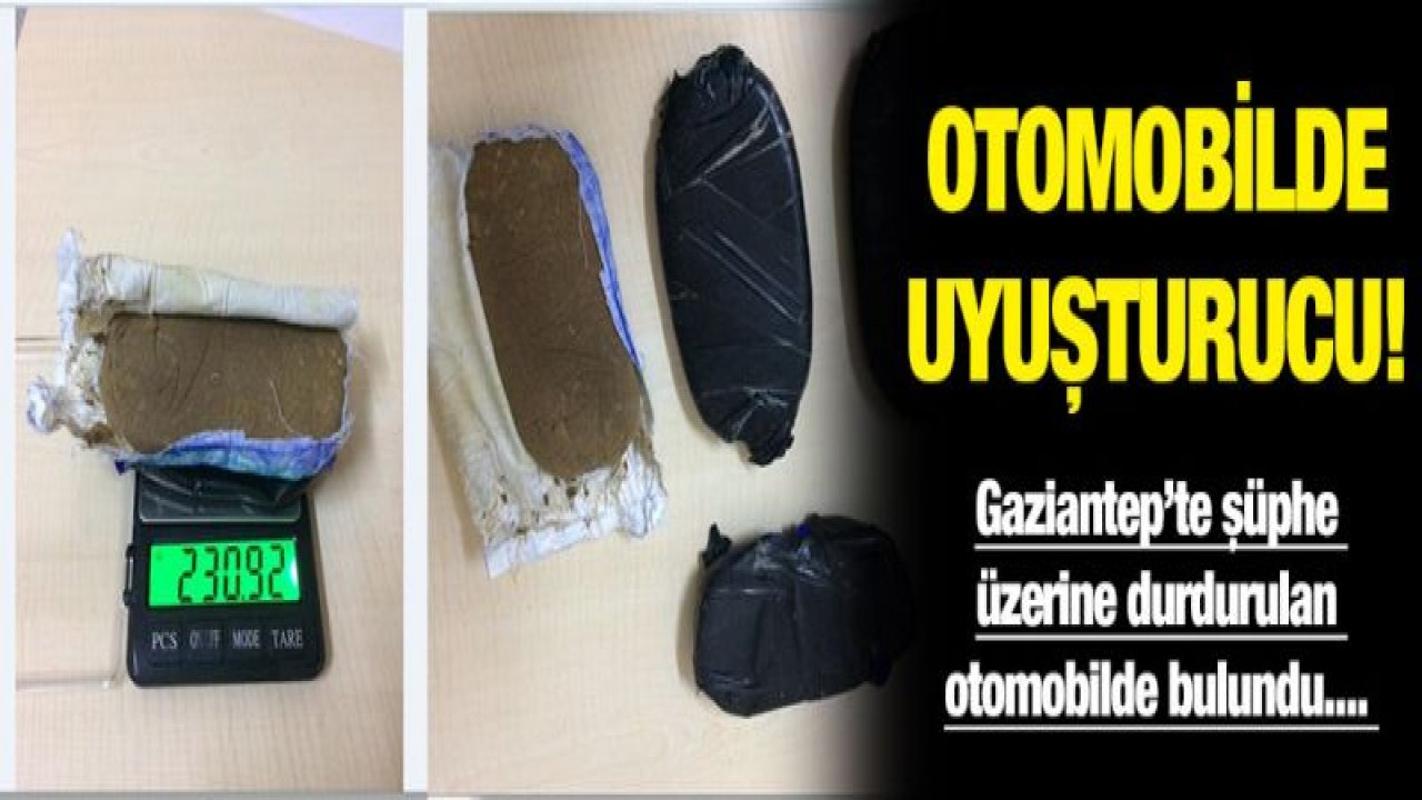 Durdurulan otomobilden uyuşturucu çıktı: 1 tutuklama