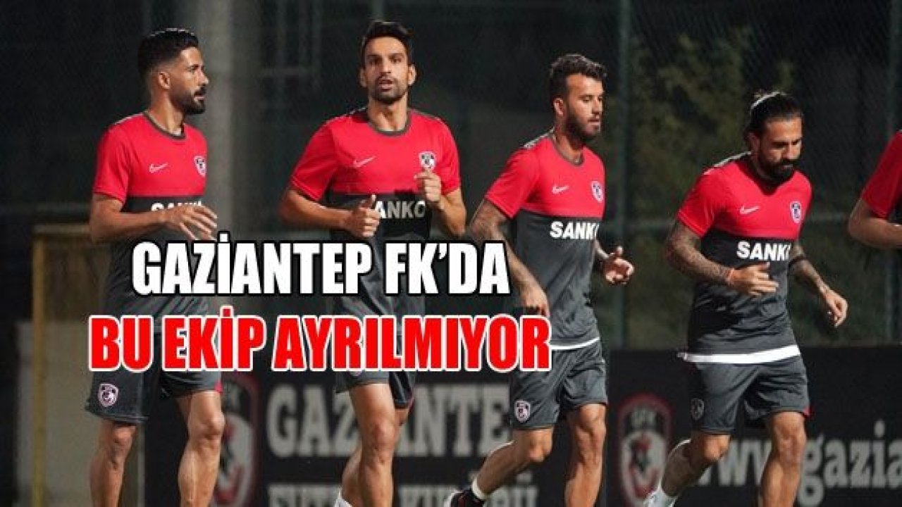 Bu ekip ayrılmıyor!