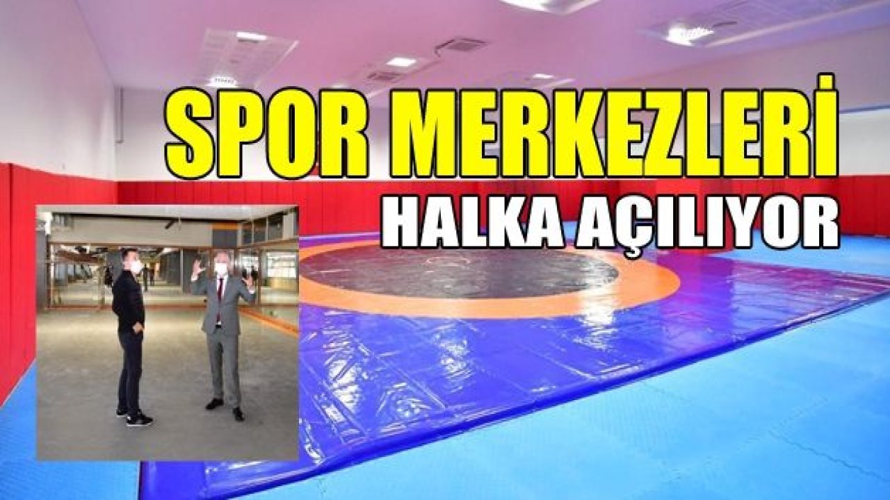 Spor merkezi halka açılıyor