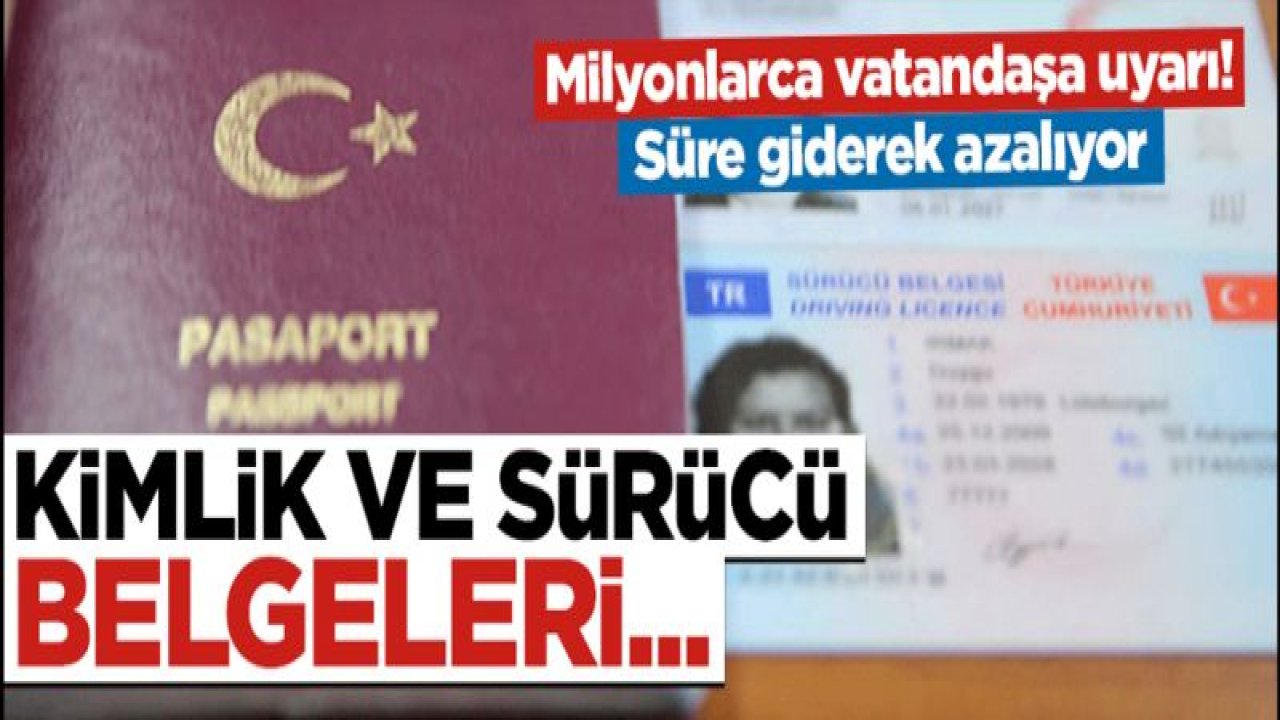 Vatandaşlara uyarı! Süre giderek azalıyor