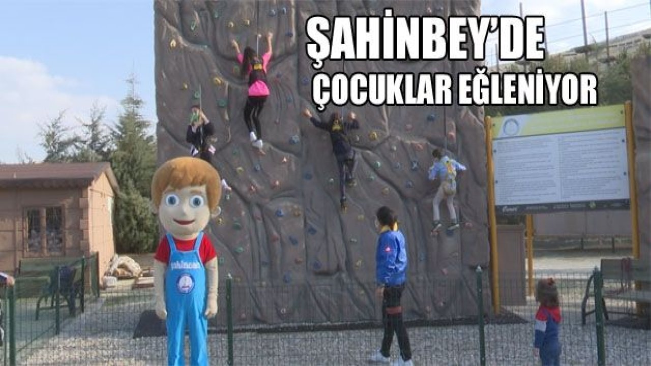 ŞAHİNBEY'DE ÇOCUKLAR SPOR YAPARAK EĞLENİYOR