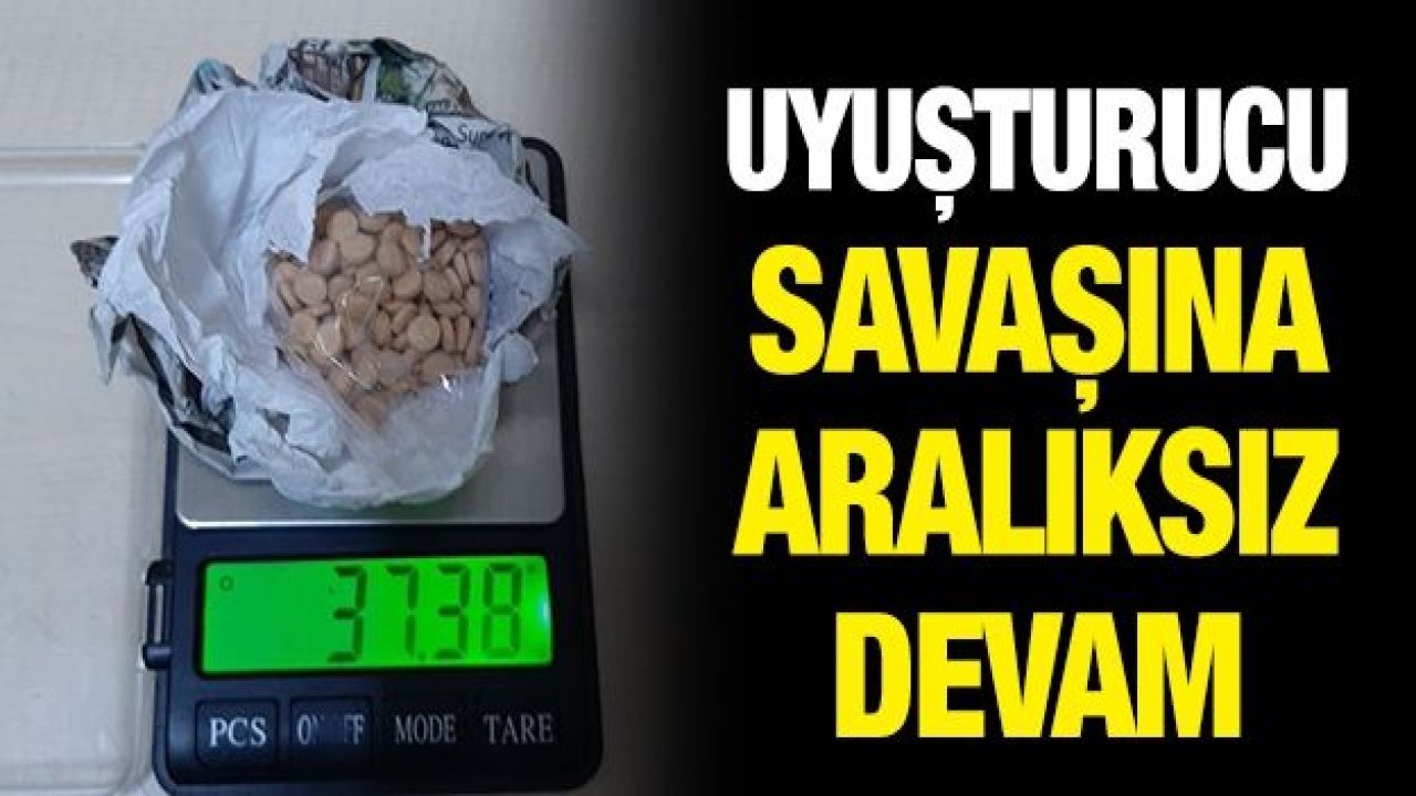 UYUŞTURUCUYLA MÜCADELEYE DEVAM