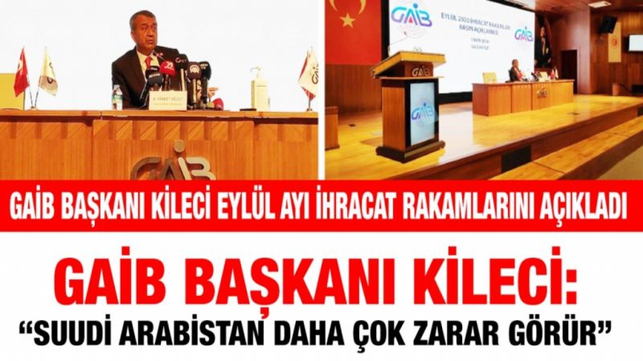 GAİB Başkanı Kileci: “Suudi Arabistan daha çok zarar görür”