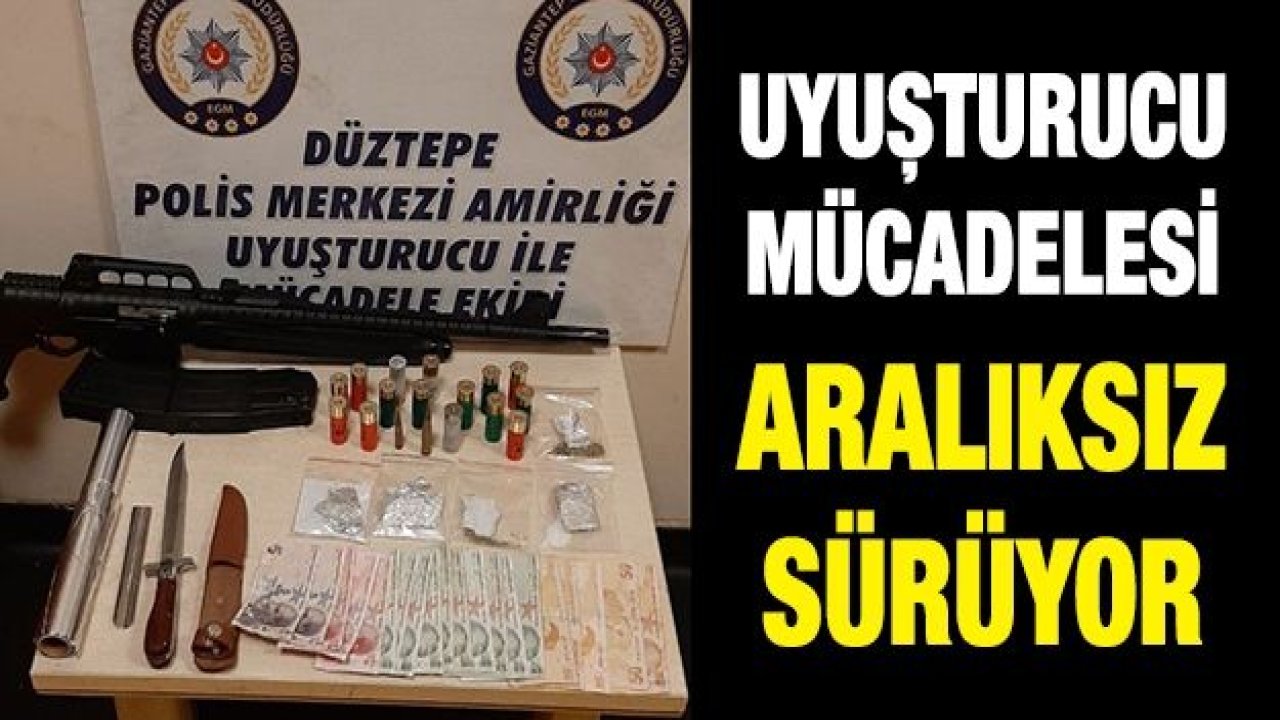 Uyuşturucu mücadelesi sürüyor