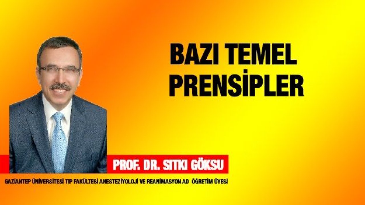 Bazı Temel Prensipler