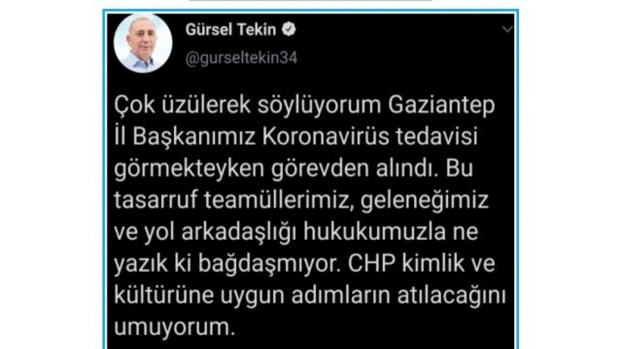 CHP'de Görevden Almaya Tepkiler Devam Ediyor...