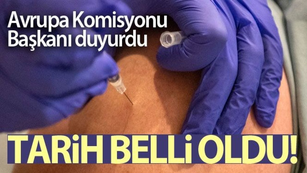 Avrupa ülkelerinde korona aşılamasının başlayacağı tarih belli oldu