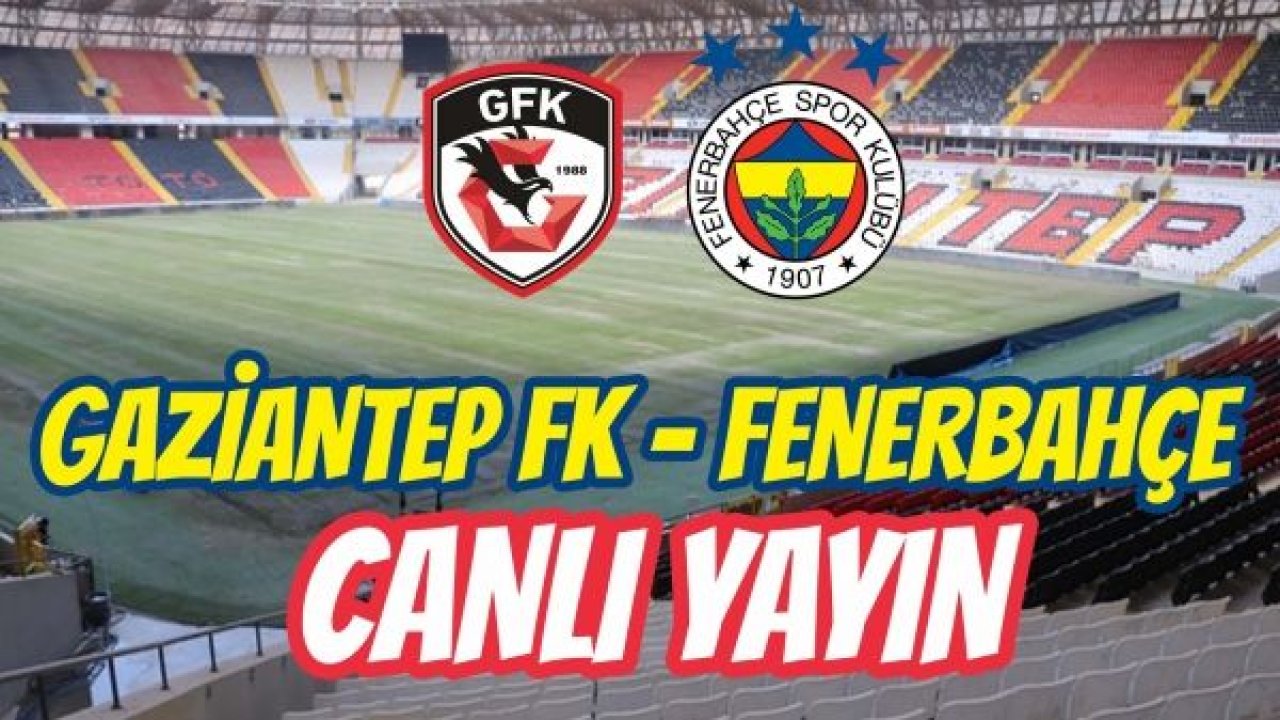 Gaziantep Fenerbahçe maçını izle. Süper Lig'de 13. hafta maçında Gaziantep FK, Fenerbahçe'yi 3-1 mağlup etti.