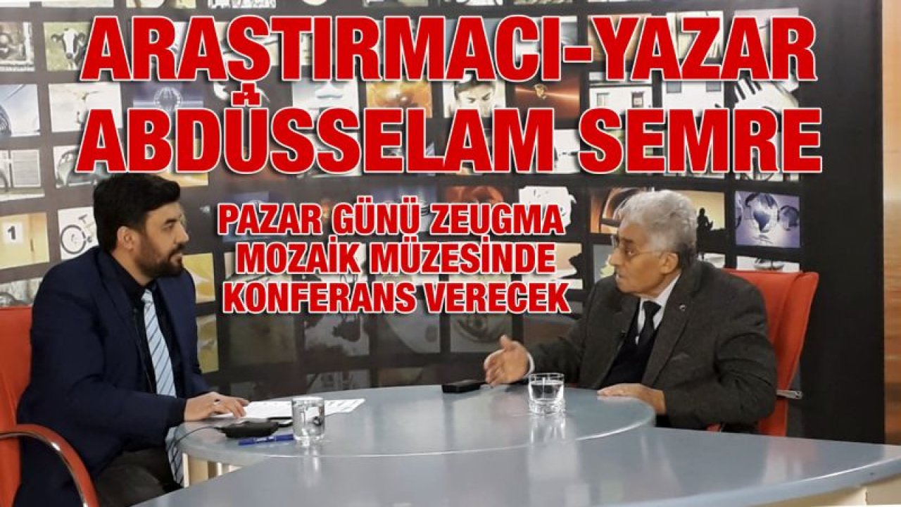 Emrem Vakfı Kurucusu Abdüsselam Semre, Pazar günü Gaziantep'te konferans verecek