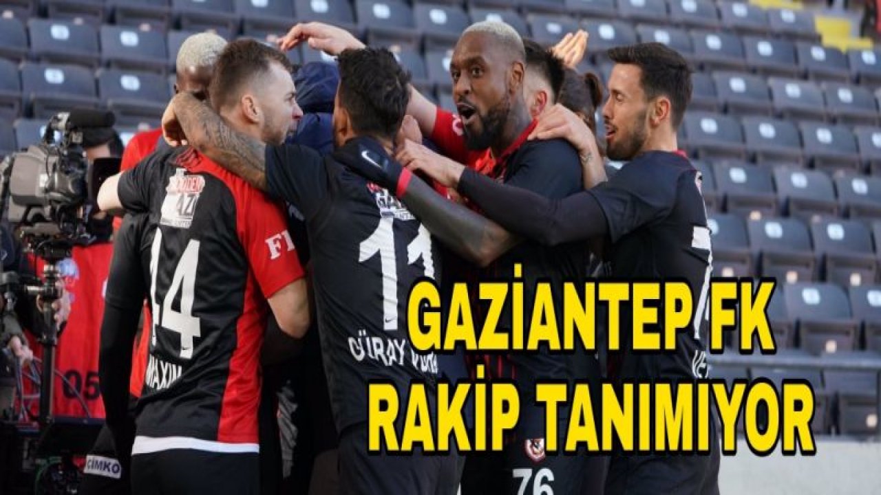 GAZİANTEP FK, ALANYA ENGELİNİ 3-1'LE GEÇTİ