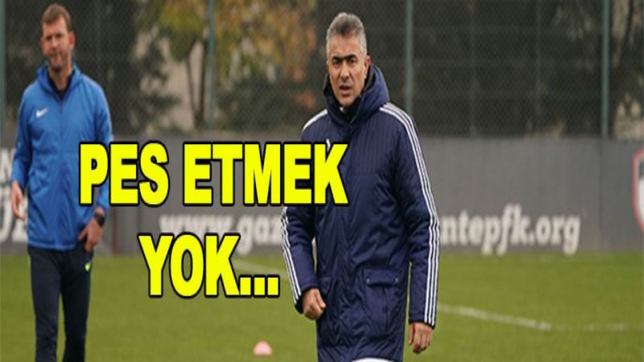 ALTIPARMAK : PES ETMEK YOK