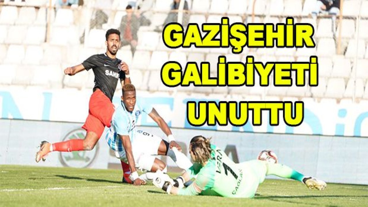 GAZİŞEHİR galibiyeti unuttu!