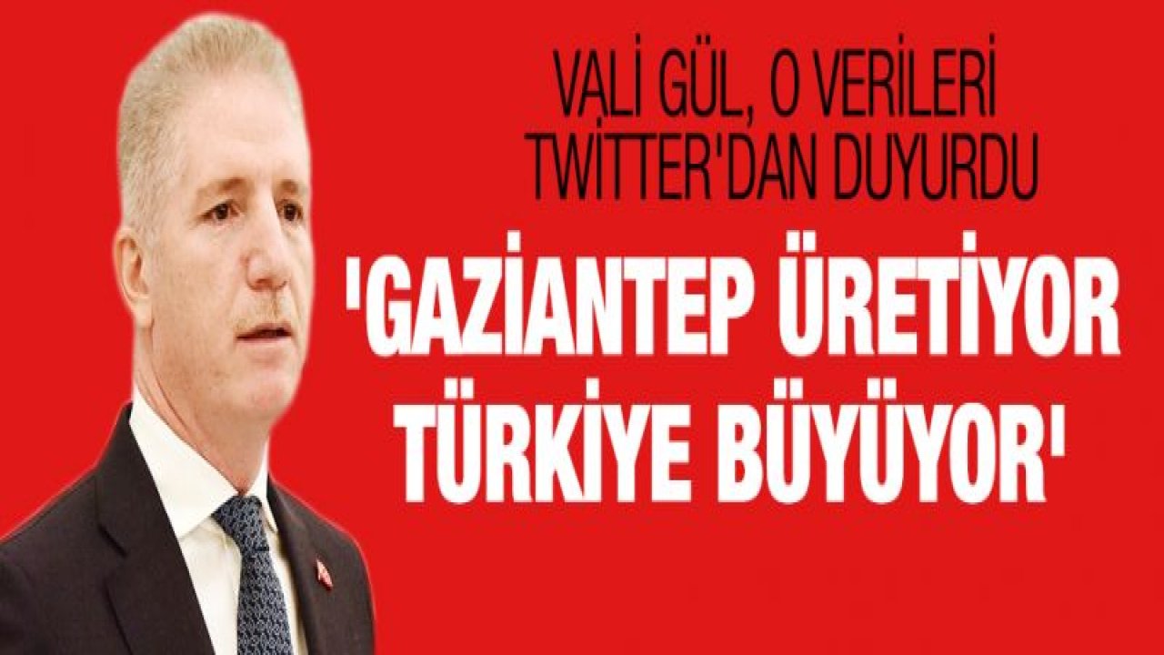 'Gaziantep üretiyor Türkiye büyüyor'