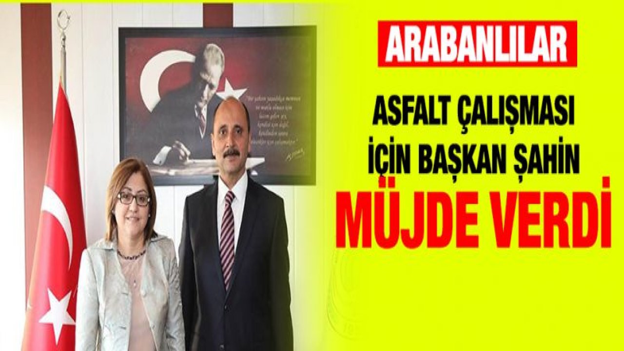 Şahin'den Arabanlılara müjde