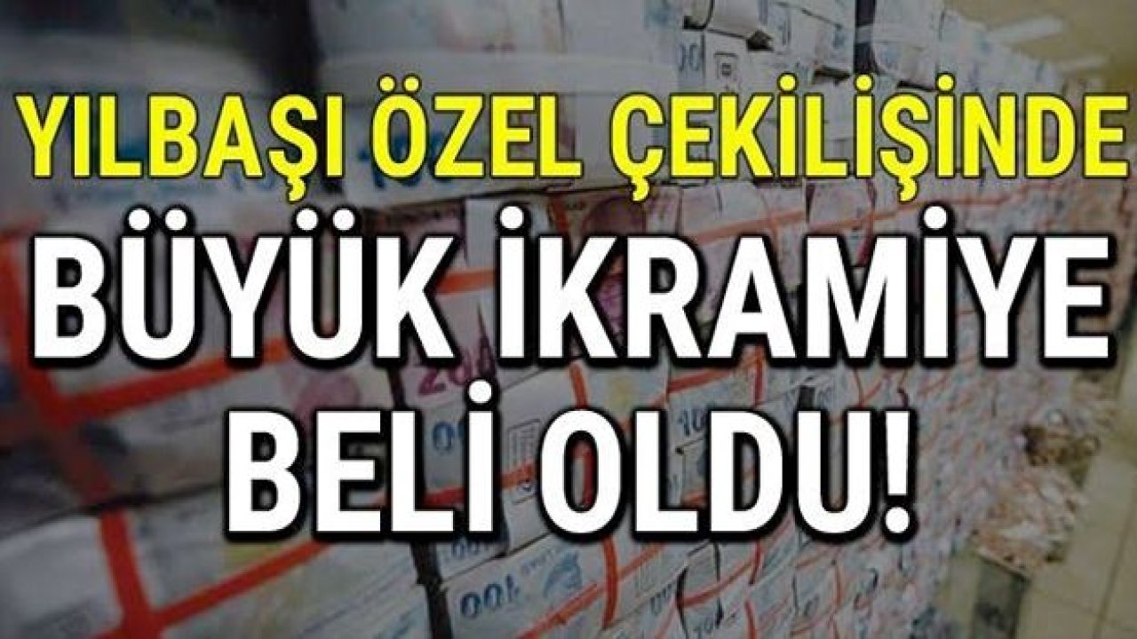 Yılbaşı özel çekilişinde büyük ikramiye 80 milyon lira