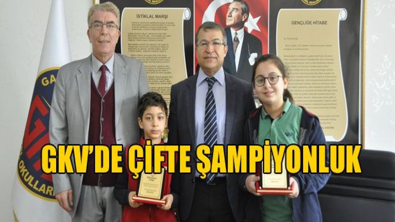 Satrançta GKV'lilere çifte şampiyonluk