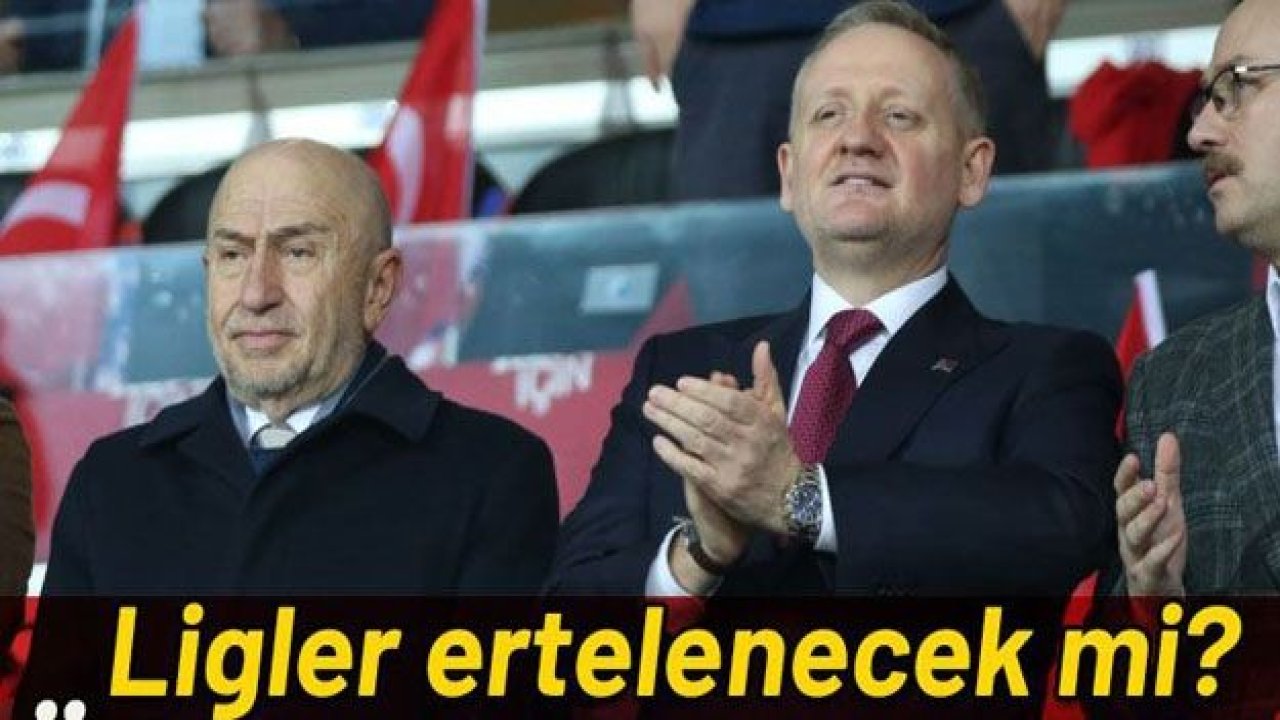 Özdemir açıkladı; Ligler erteleniyor mu?