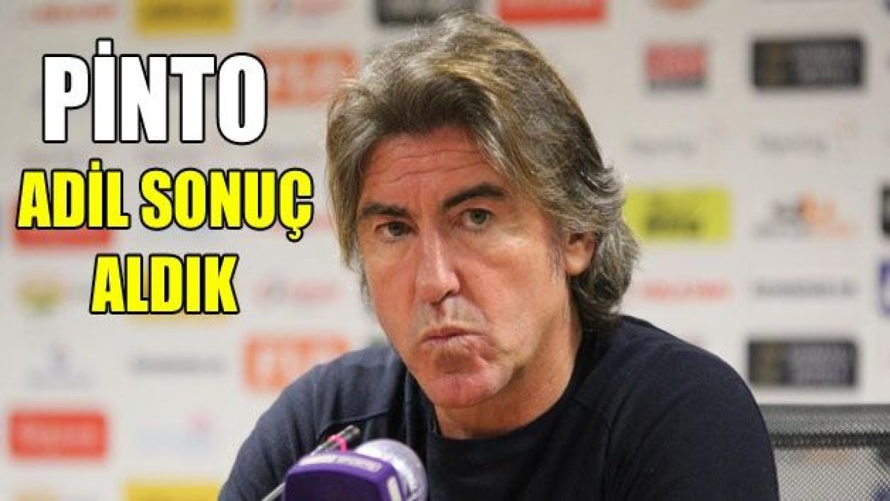 Ricardo Sa Pinto: “Adil bir sonuç aldık”