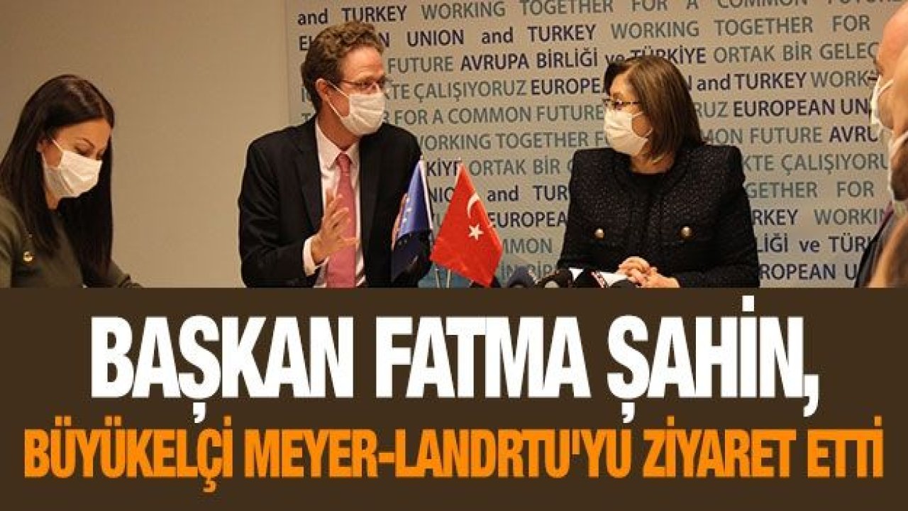 Şahin, Büyükelçi Meyer-Landrtu'yu ziyaret etti