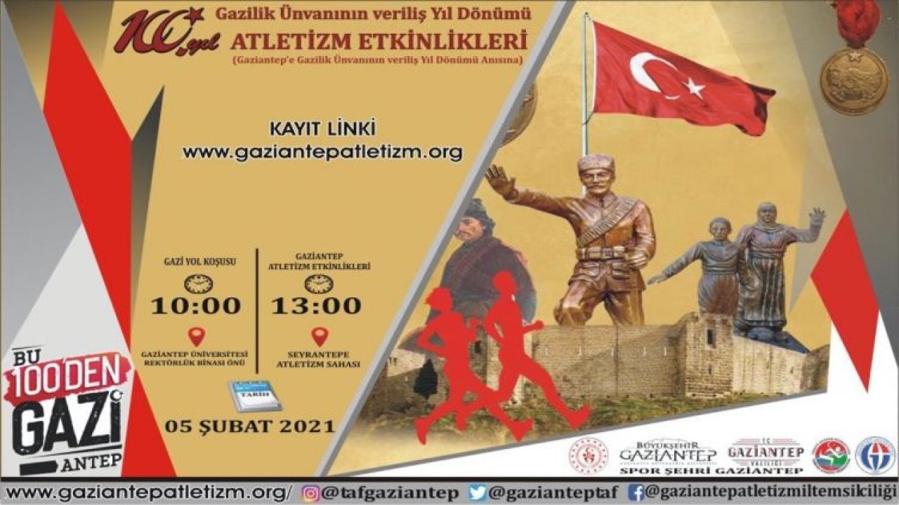 Gazilik Unvanı’nın Verilişinin Yıldönümü Anısına Atletizm Etkinlikleri Yapılacak