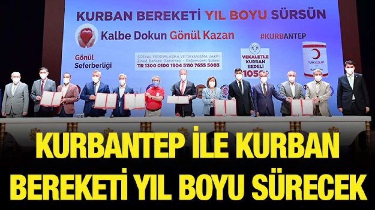 KURBANTEP ile kurban bereketi yıl boyu sürecek