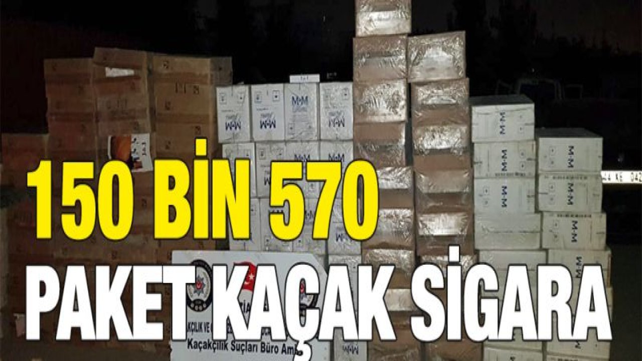 KAÇAK SİGARA OPERASYONU