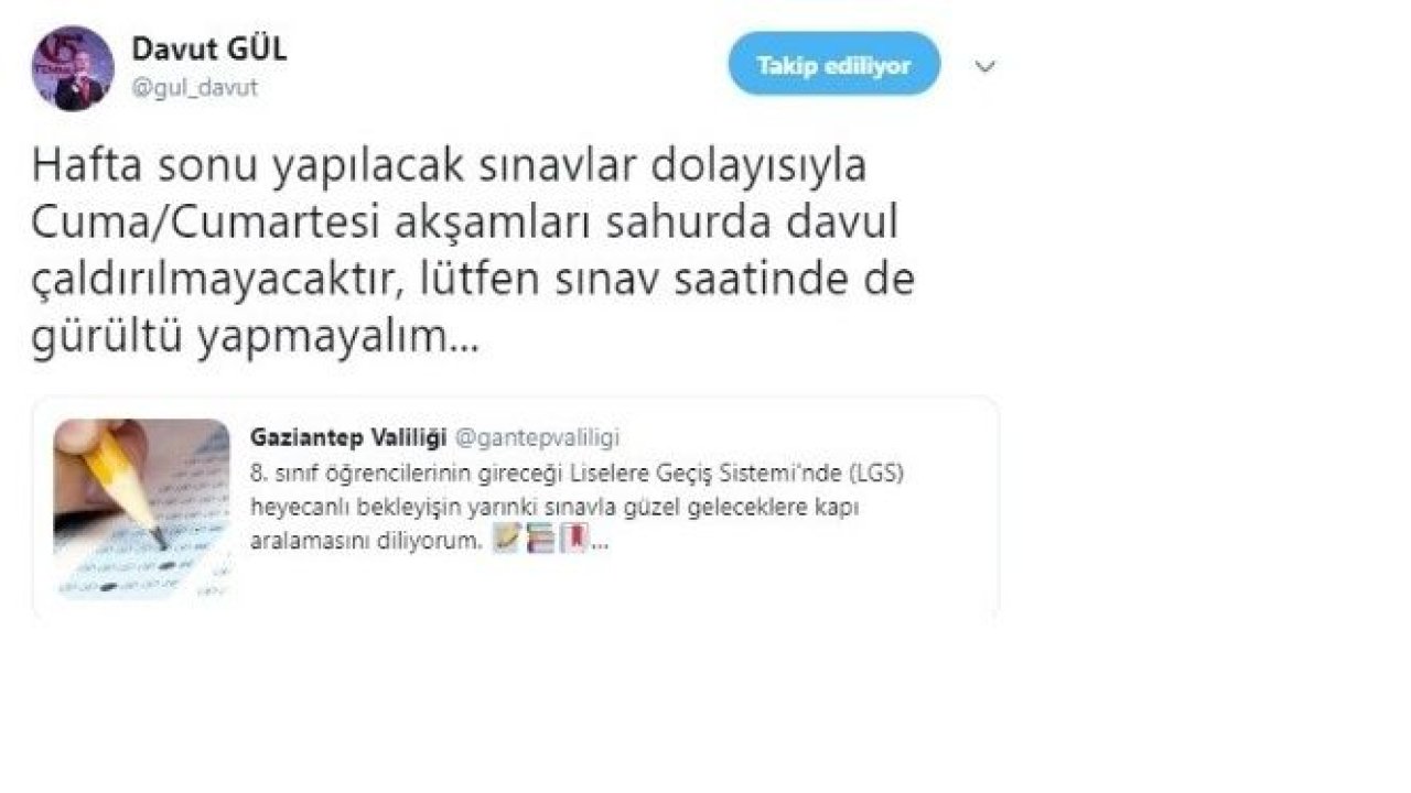 Gaziantep'te Ramazan davulu yasaklandı