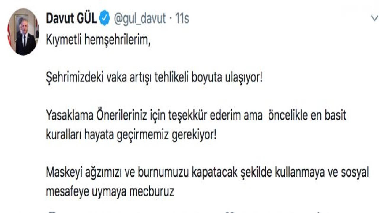 Bakan Koca ve Vali Gül Gaziantep'i Uyardı