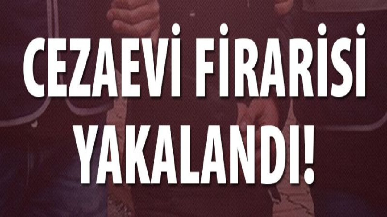 Cezaevi firarisi yakalandı