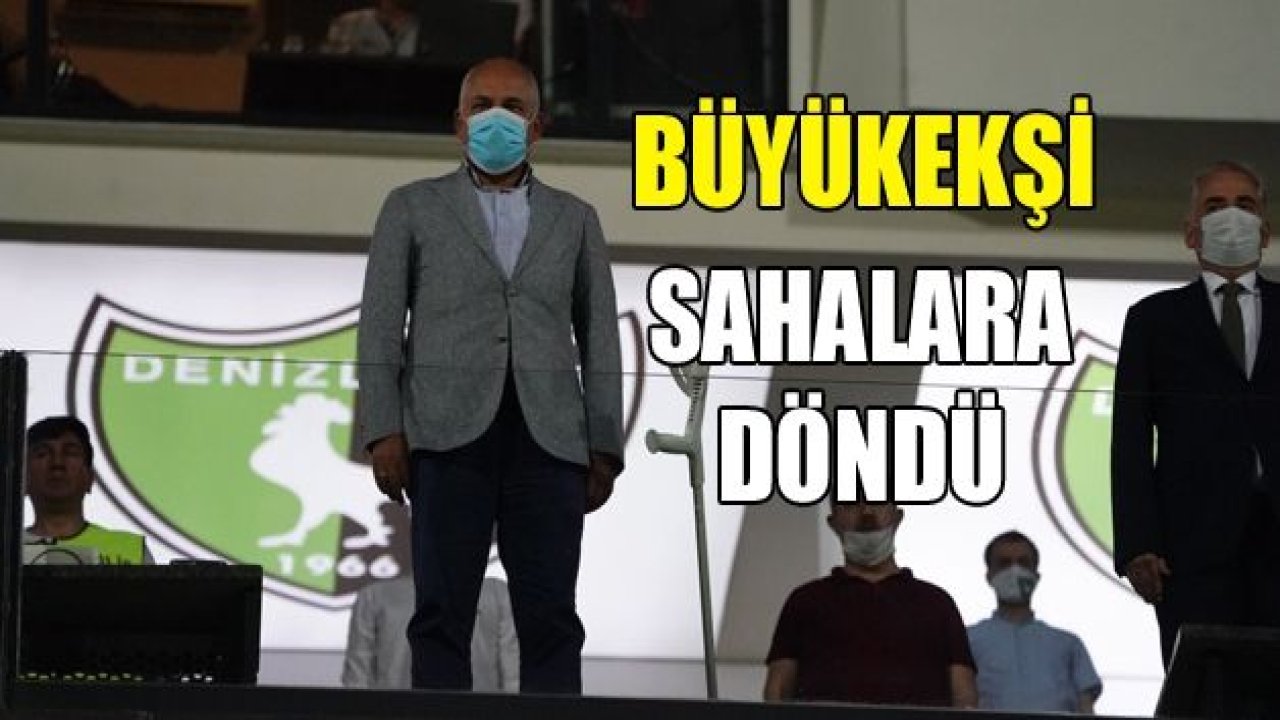 Büyükekşi, tribünde yerini aldı