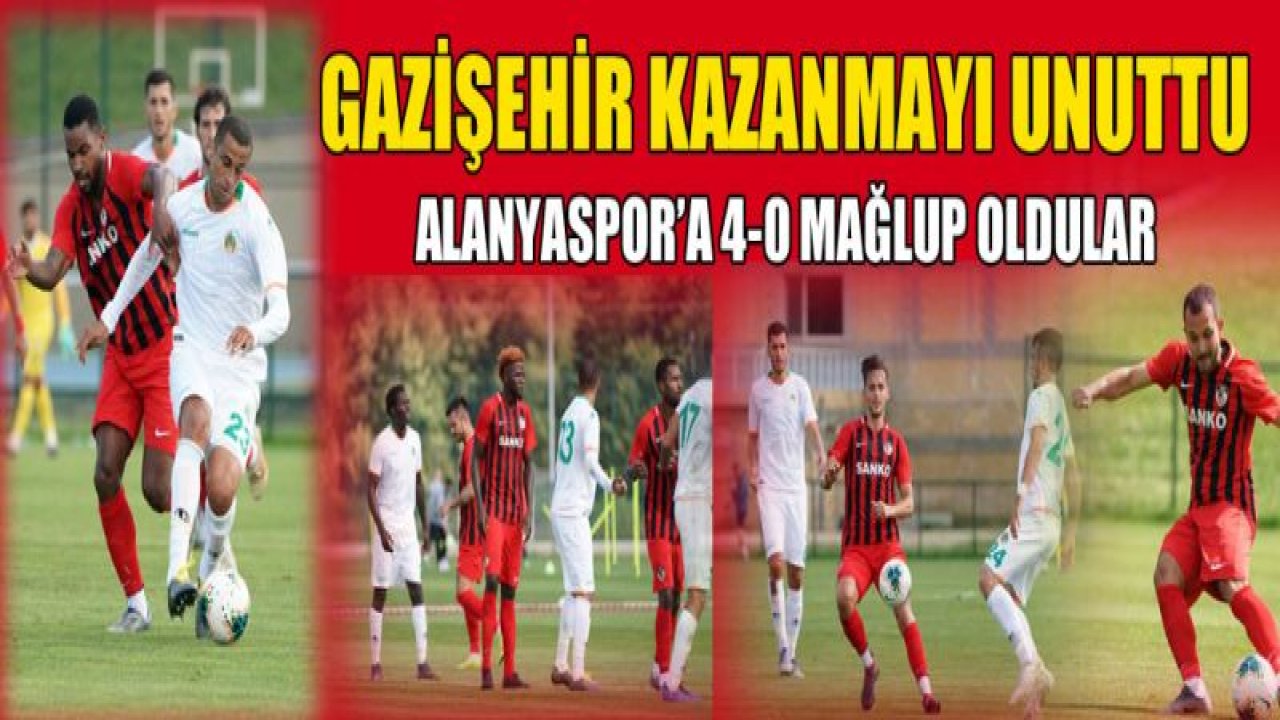 Gazişehir'den dört dörtlük mağlubiyet 0-4