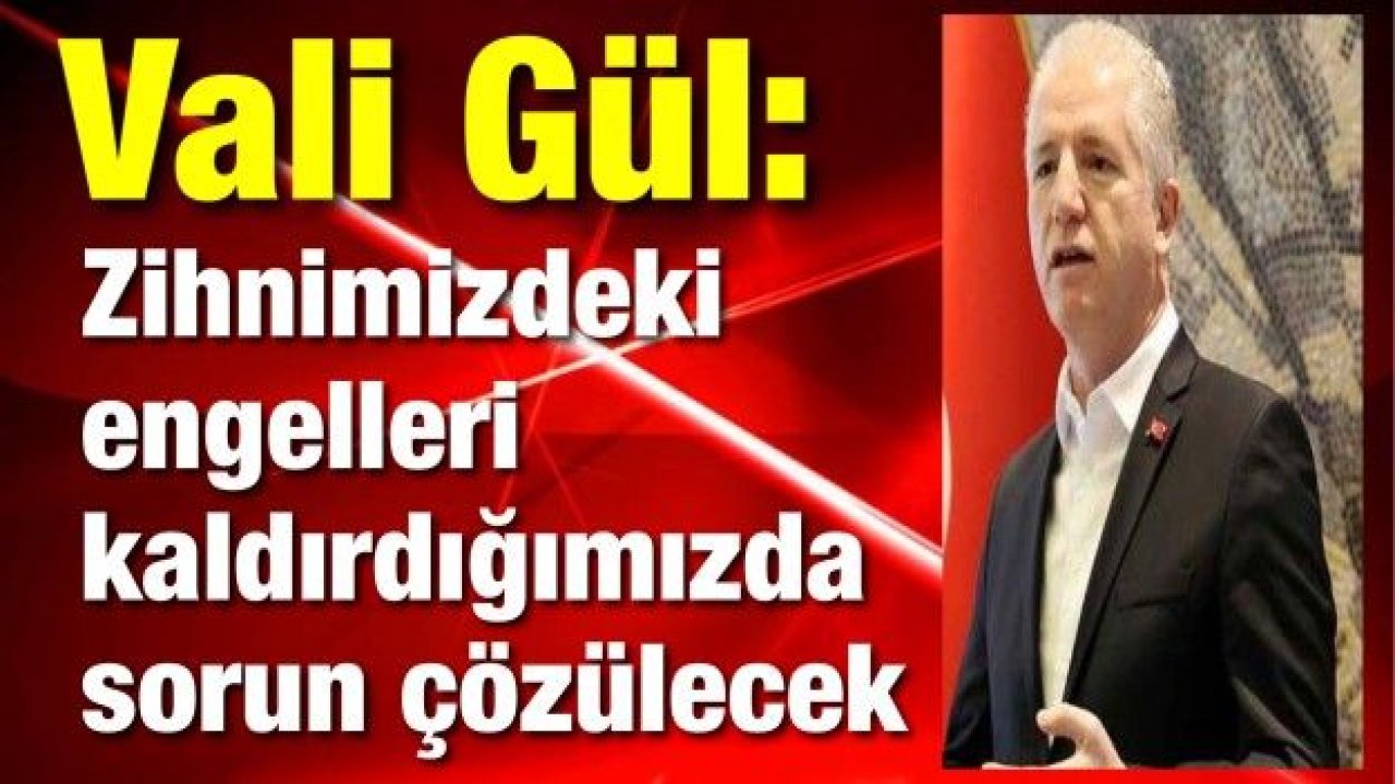 Gül: Zihnimizdeki engelleri kaldırdığımızda sorun çözülecek