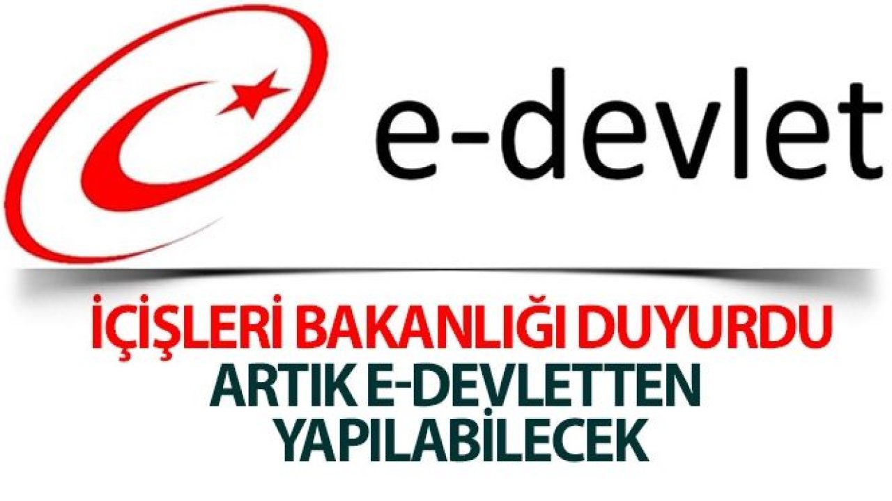 Soyadı değişikliği e-devletten yapabilecek