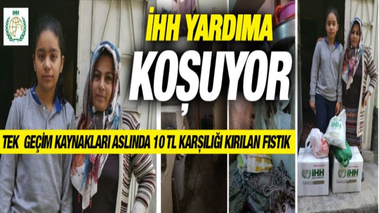 Tek geçim kaynakları aslında 10 tl karşılığı kırılan fıstık